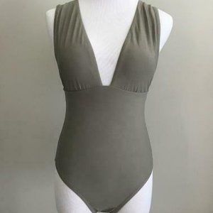 J.Crew $98 Plunge V-Neck One-Piece Swimsuit G9417